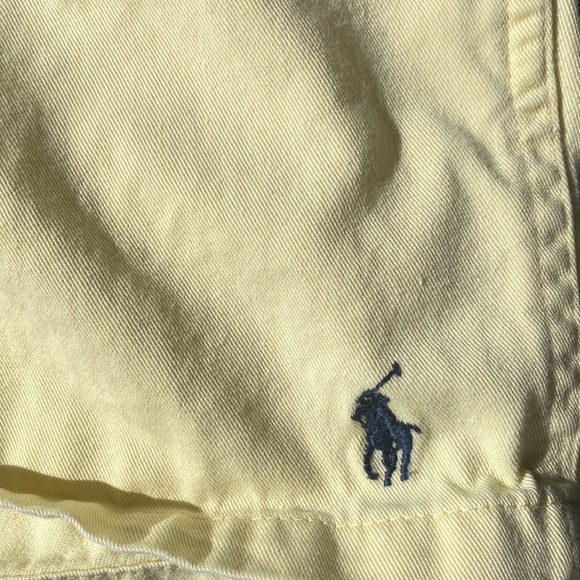 Hot boy summer Polo by Ralph Lauren yellow mens size small yellow shorts - Picture 2 of 6